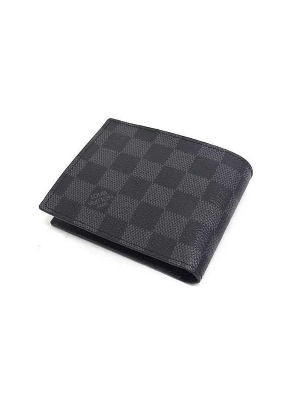 Louis Vuitton Bifold Wallet Portefeuille Marco NM Black Damier Graphite